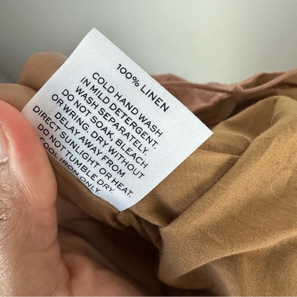 NWT Revolve Rumer The Label Maple Linen Mia Lace Back Maxi Dress Size XS - Picture 4 of 6